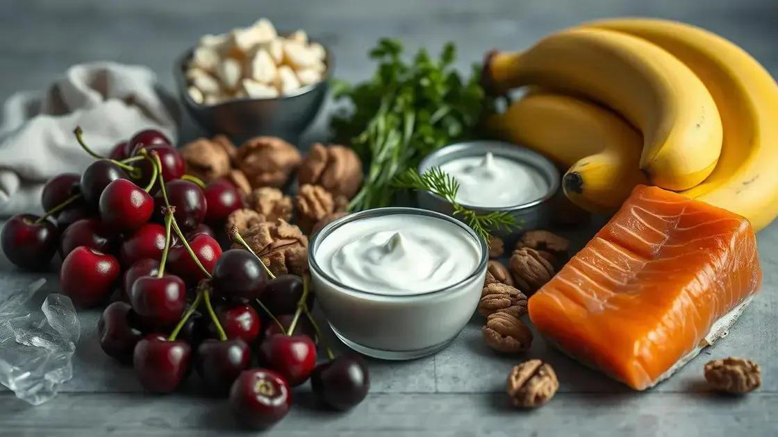 1. Os Alimentos que Ajudam na Produção de Melatonina e Serotonina