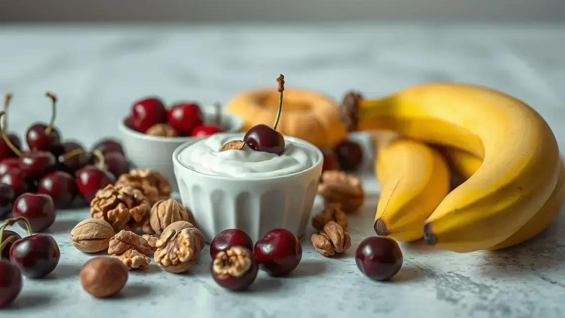  2. Cerejas, Nozes e Outros Snacks: Opções Deliciosas para um Sono Melhor