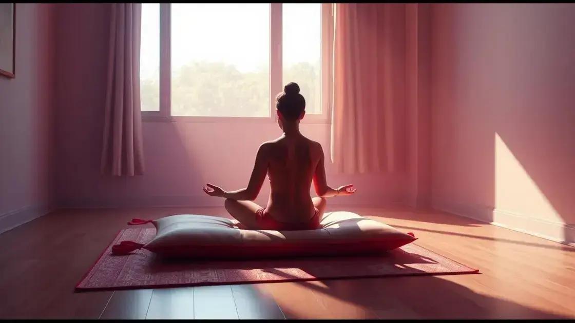 4 sugestões sobre a meditação e seu impacto na ansiedade.