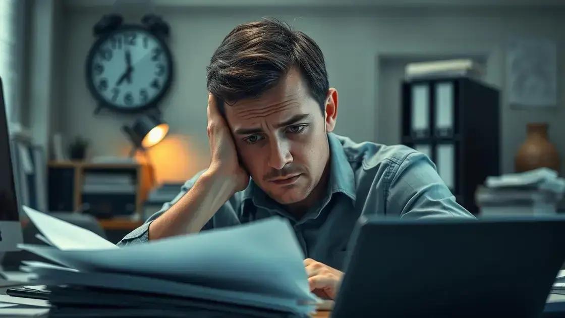 1. A Corrida contra o Tempo: Pressão do Trabalho e Responsabilidades