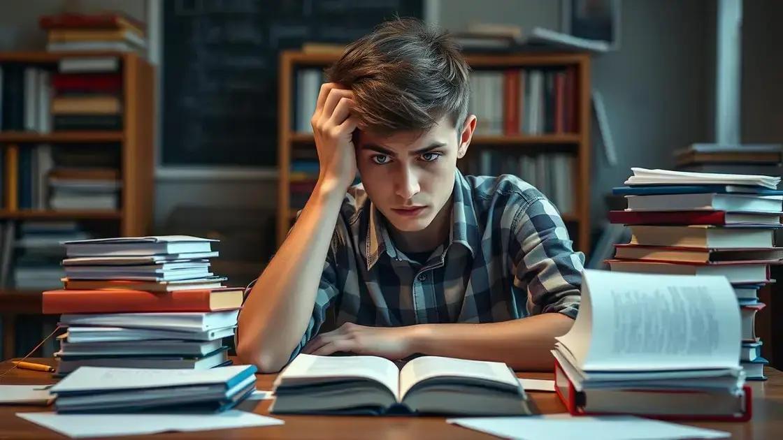  2. Sinais de Estresse Estudantil: Como Reconhecer Que Você Está Sob Pressão?