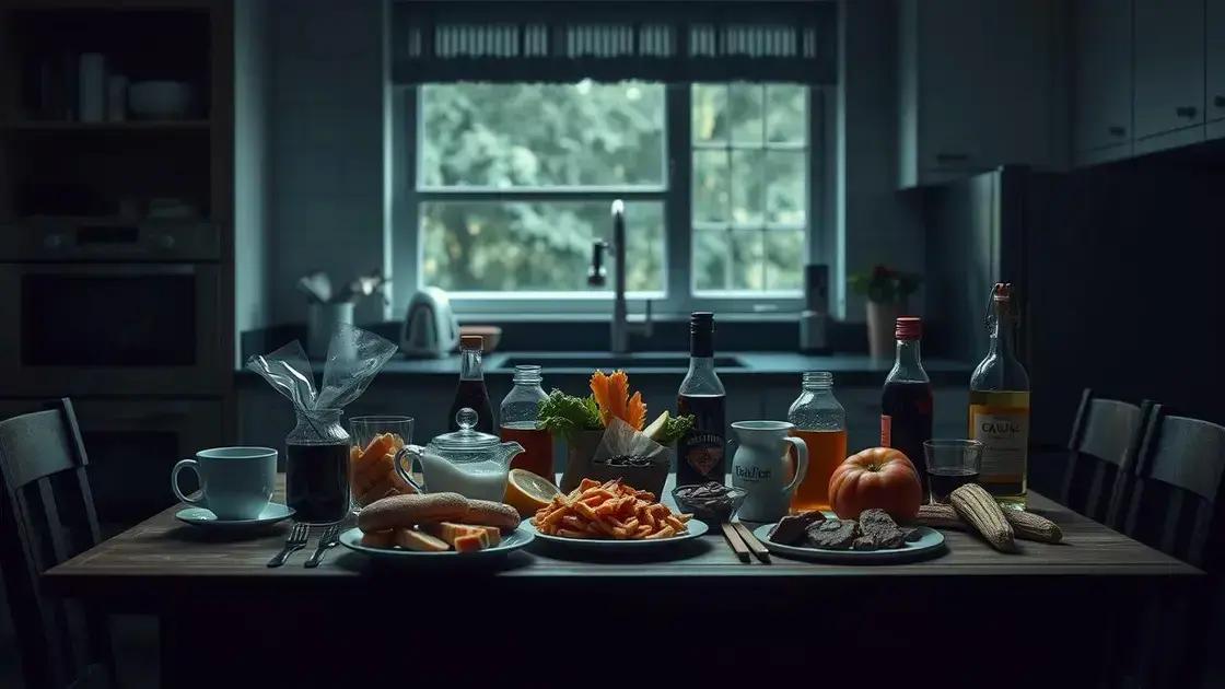 1. Os Vilões do Sono: Alimentos que Atrapalham seu Descanso