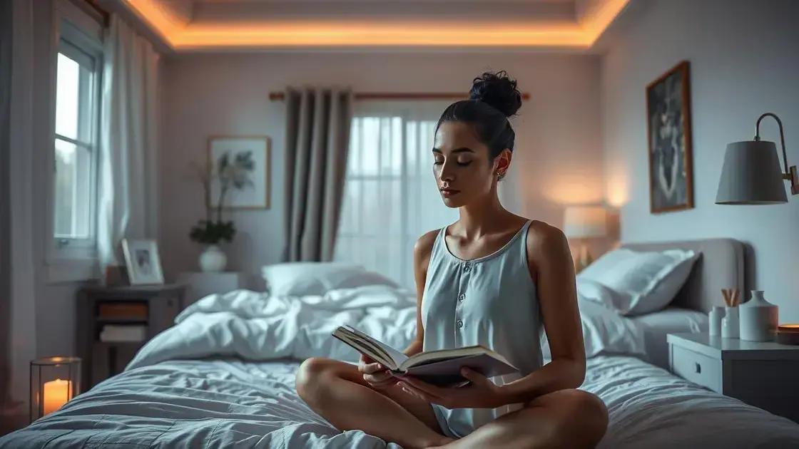  4. Atividades Tranquilizantes: Preparando o Ambiente para Dormir