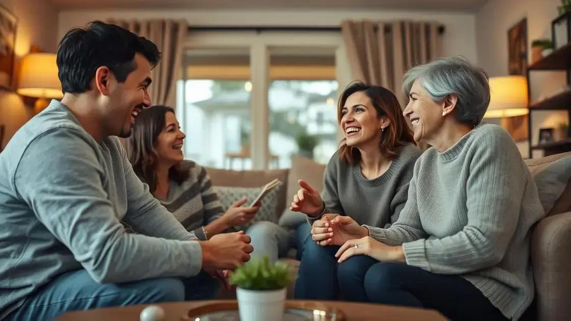  4. A Importância da Conexão Familiar e Amizades depois de Um Dia Agitado – Como Conversas e Risadas Criam Alívio