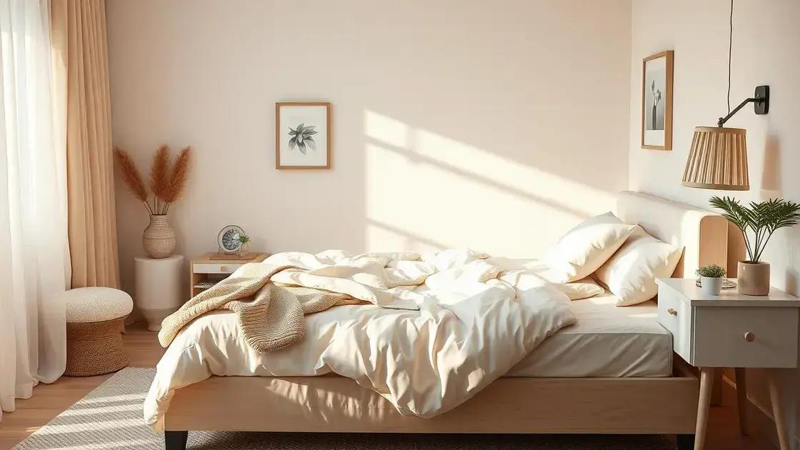 Criando o Ambiente Perfeito para o Sono: Dicas de Decoração e Conforto