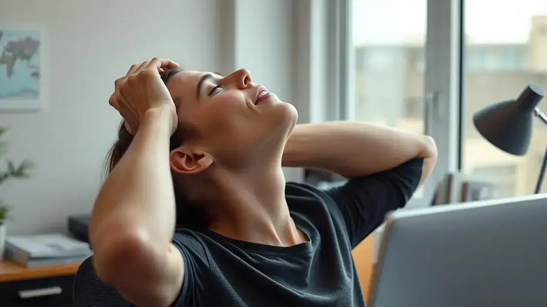  Alongamentos para Alívio de Dor no Pescoço: Exercícios Simples para Relaxar a Tensão Acumulada