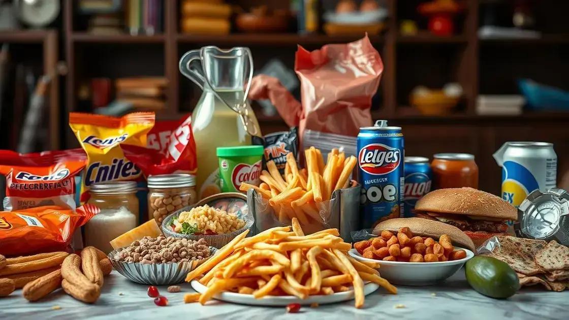  3. Os Vilões da Dieta: Alimentos que Podem Aumentar a Ansiedade