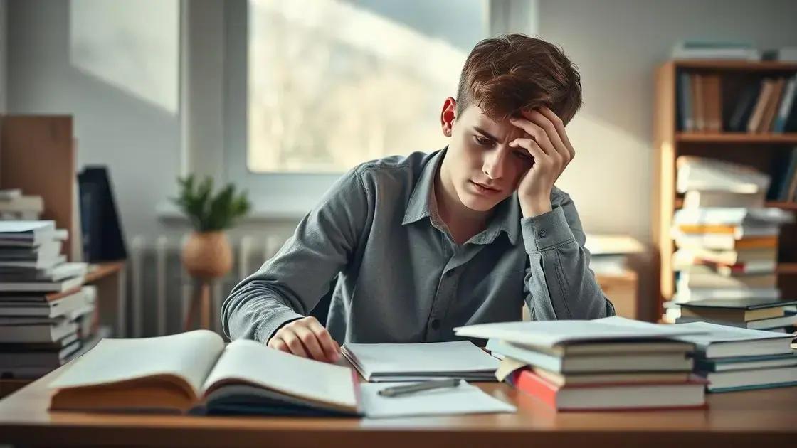 2. Sinais de Estresse Acadêmico: Como Reconhecer Quando a Pressão Está Demais