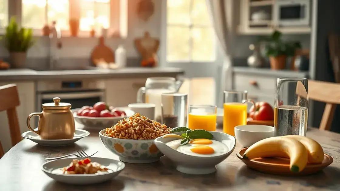 1. Por que o Café da Manhã é a Refeição Mais Importante Para o Controle do Apetite