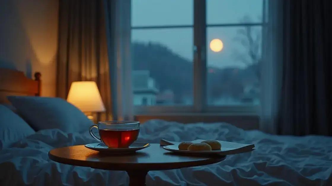  3. Alimentação e Hábitos Noturnos que Facilitam o Adormecer