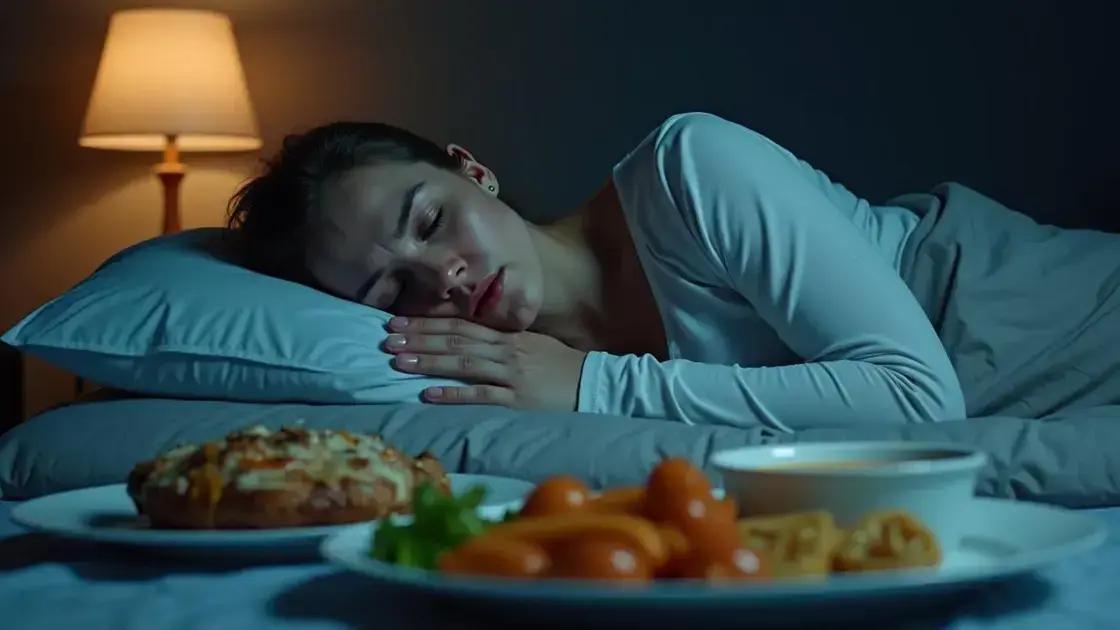 Por Que Refeições Pesadas Podem Causar Insônia? Entenda a Relação