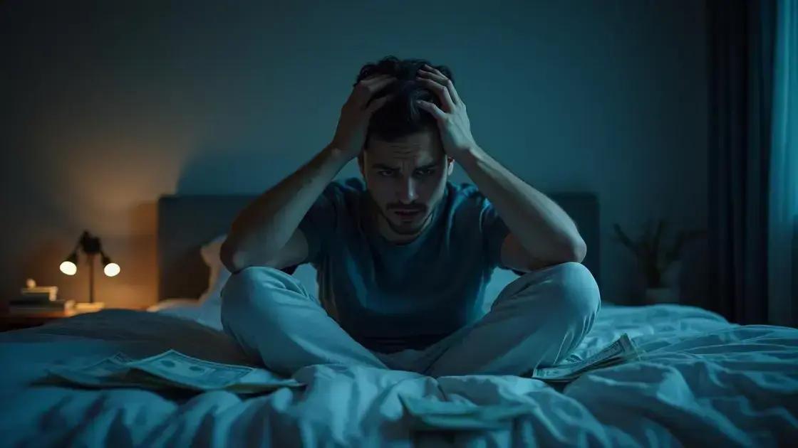 1. Como Preocupações Financeiras Influenciam a Qualidade do Sono