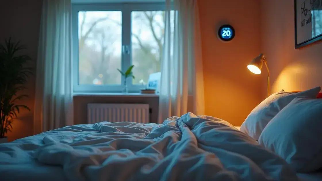 Como a Temperatura do Quarto Influencia a Qualidade do Sono