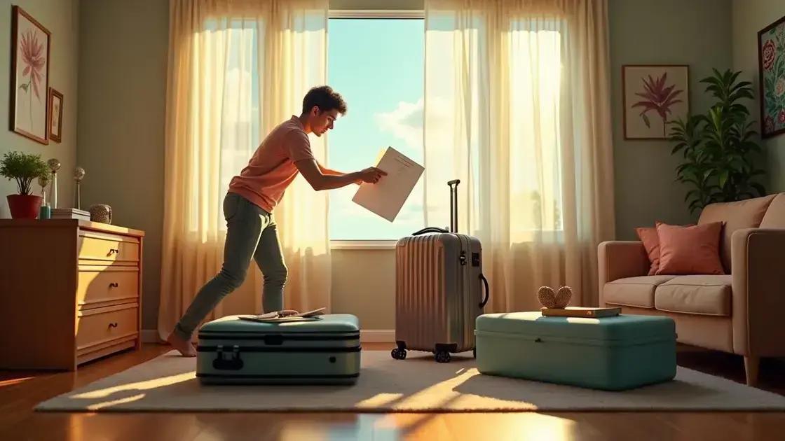  2. Preparação e Organização: Como o planejamento pode reduzir o estresse antes da viagem