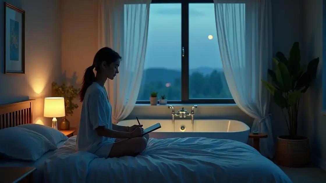 
3. Rituais Noturnos que Ajudam a Relaxar e Preparar a Mente para o Sono